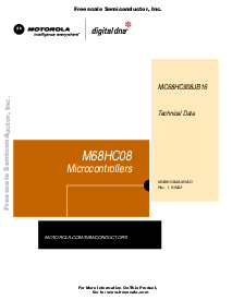 浏览型号MC68HC908JB16的Datasheet PDF文件第1页