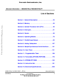 浏览型号MC68HC705JJ7CP的Datasheet PDF文件第5页