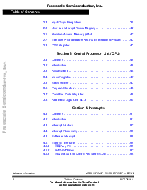 浏览型号MC68HC705JJ7CP的Datasheet PDF文件第8页