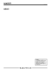 浏览型号NJM2125F的Datasheet PDF文件第5页