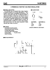 浏览型号NJM78M05DL1A的Datasheet PDF文件第1页