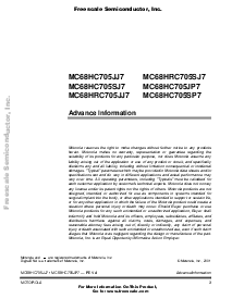 浏览型号MC68HC705JP7CDW的Datasheet PDF文件第3页