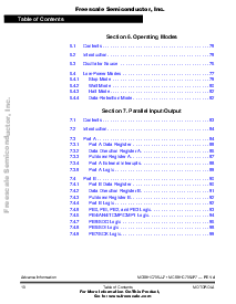 浏览型号MC68HRC705JP7CDW的Datasheet PDF文件第10页