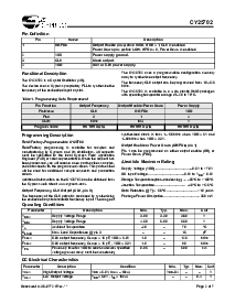 浏览型号CY25702FJXCT的Datasheet PDF文件第2页