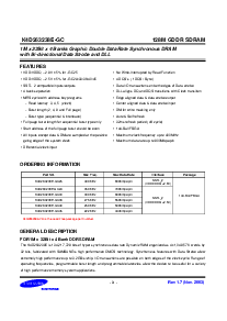 浏览型号K4D263238E-GC33的Datasheet PDF文件第3页