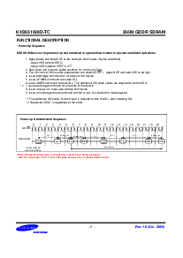 浏览型号K4D551638D的Datasheet PDF文件第7页