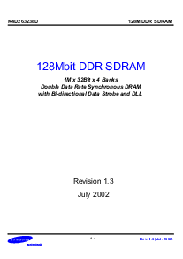 浏览型号K4D263238D-QC50的Datasheet PDF文件第1页