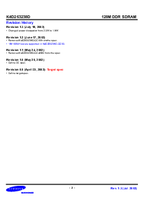 浏览型号K4D263238D-QC50的Datasheet PDF文件第2页