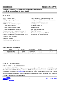 浏览型号K4D263238D-QC50的Datasheet PDF文件第3页