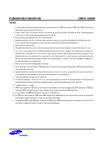 浏览型号K4E640812B的Datasheet PDF文件第8页