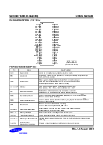 浏览型号K4S161622H的Datasheet PDF文件第6页
