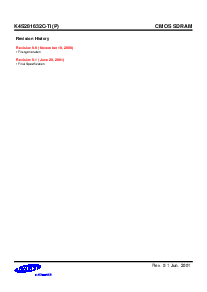 浏览型号K4S281632C-TP75的Datasheet PDF文件第2页