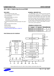 浏览型号K4S281632C-TP75的Datasheet PDF文件第3页