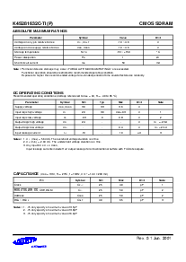 浏览型号K4S281632C-TP75的Datasheet PDF文件第5页