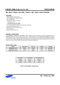 浏览型号K4S280832E-TC75的Datasheet PDF文件第3页