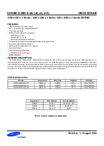 浏览型号K4S510832B-CL75的Datasheet PDF文件第3页