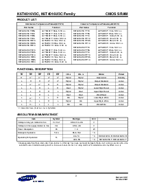 浏览型号K6T4016V3C-TF70的Datasheet PDF文件第3页