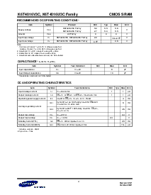 浏览型号K6T4016V3C-TF70的Datasheet PDF文件第4页