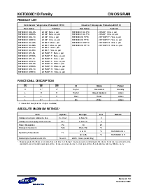浏览型号K6T0808C1D-GB70的Datasheet PDF文件第3页