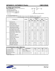 浏览型号K6T4008U1C-VB70的Datasheet PDF文件第5页