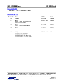 浏览型号K6X1008C2D-BF55的Datasheet PDF文件第1页