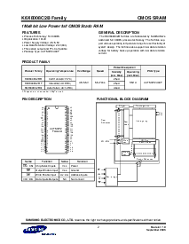 浏览型号K6X8008C2B的Datasheet PDF文件第2页