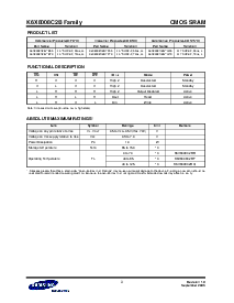 浏览型号K6X8008C2B的Datasheet PDF文件第3页