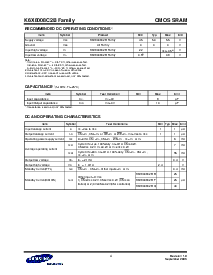浏览型号K6X8008C2B的Datasheet PDF文件第4页