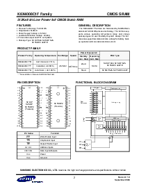 浏览型号K6X4008C1F-GF55的Datasheet PDF文件第2页