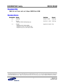 浏览型号K6X8008T2B-F的Datasheet PDF文件第1页