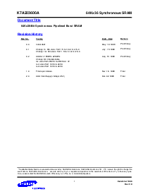 浏览型号K7A203600A的Datasheet PDF文件第1页