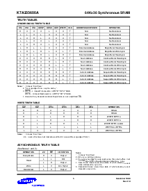 浏览型号K7A203600A的Datasheet PDF文件第5页
