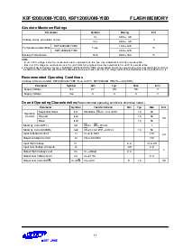 浏览型号K9F1208U0的Datasheet PDF文件第11页