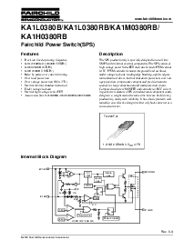 浏览型号KA1M0380RB的Datasheet PDF文件第1页