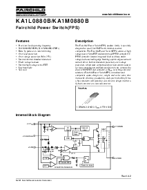 浏览型号KA1M0880的Datasheet PDF文件第1页