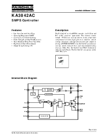 浏览型号KA3842AC的Datasheet PDF文件第1页