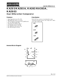 浏览型号KA393的Datasheet PDF文件第1页