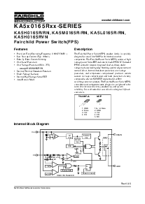 浏览型号KA5M0165RYDTU的Datasheet PDF文件第1页