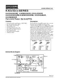 浏览型号KA5M0280RTU的Datasheet PDF文件第1页