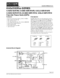浏览型号KA5H0165RVN的Datasheet PDF文件第1页