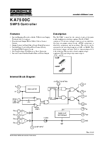 浏览型号KA7500CD的Datasheet PDF文件第1页