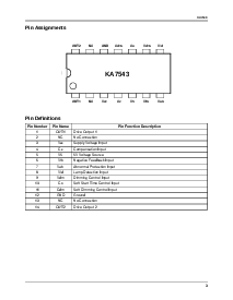 浏览型号KA7543D的Datasheet PDF文件第3页