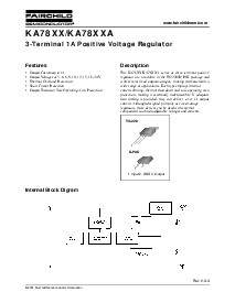 浏览型号KA7805的Datasheet PDF文件第1页