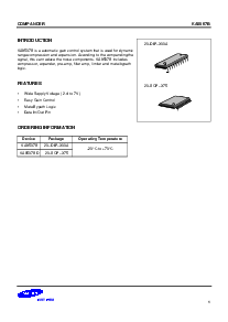 浏览型号KA8507BD的Datasheet PDF文件第1页