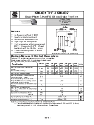 浏览型号KBL606的Datasheet PDF文件第1页