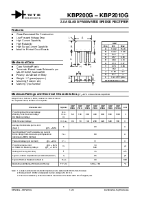 浏览型号KBP206G的Datasheet PDF文件第1页