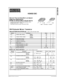 浏览型号KSH32的Datasheet PDF文件第1页