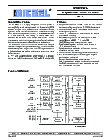 浏览型号KSZ8995XA的Datasheet PDF文件第1页