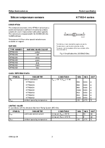 浏览型号KTY83-1的Datasheet PDF文件第2页