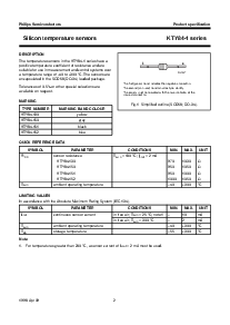 浏览型号KTY84-1的Datasheet PDF文件第2页